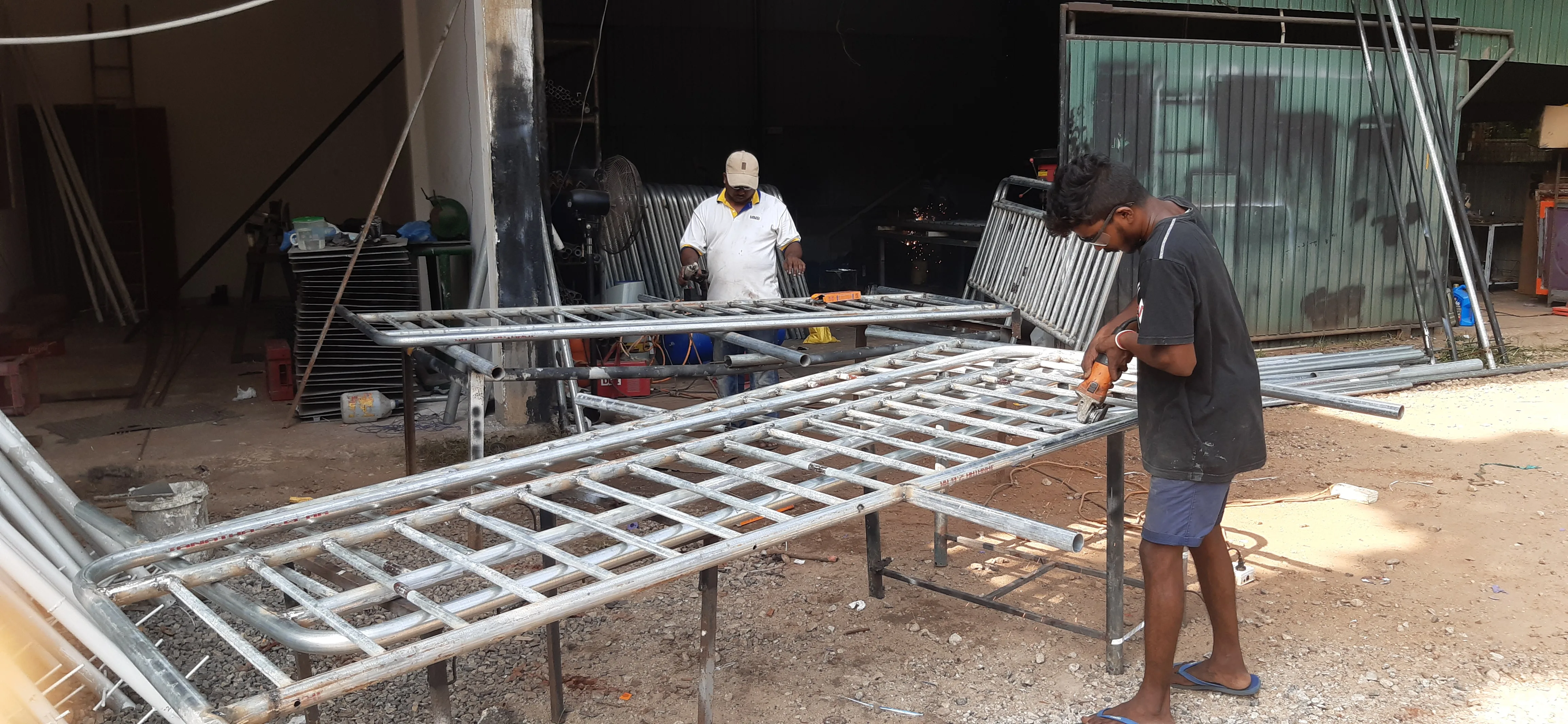 Professional steel fabrication and welding for construction infrastructure